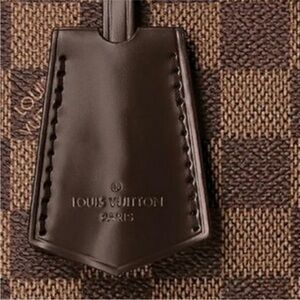 ISO Louis Vuitton clochette key bell damier ebene